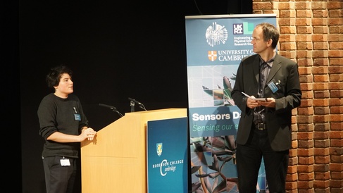 Anne-Pia speaking at Sensors Day 2024