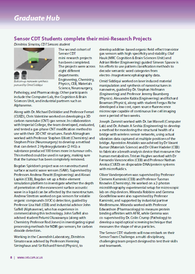 Sensor CDT mini-research projects featured in CEB Focus