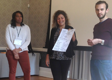 Sensor CDT students at Creativity Sandpit with Imperial and Warwick CDTs