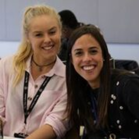 Sarah Barron and Chiara Barberio