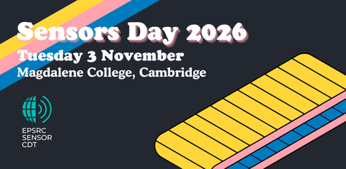 Sensors Day 2026, Tuesday 3 November, Magdalene College Cambridge