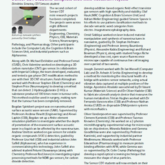 Sensor CDT mini-research projects featured in CEB Focus