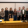 Photo of Sensor CDT MRes students after their mini research project presentations.