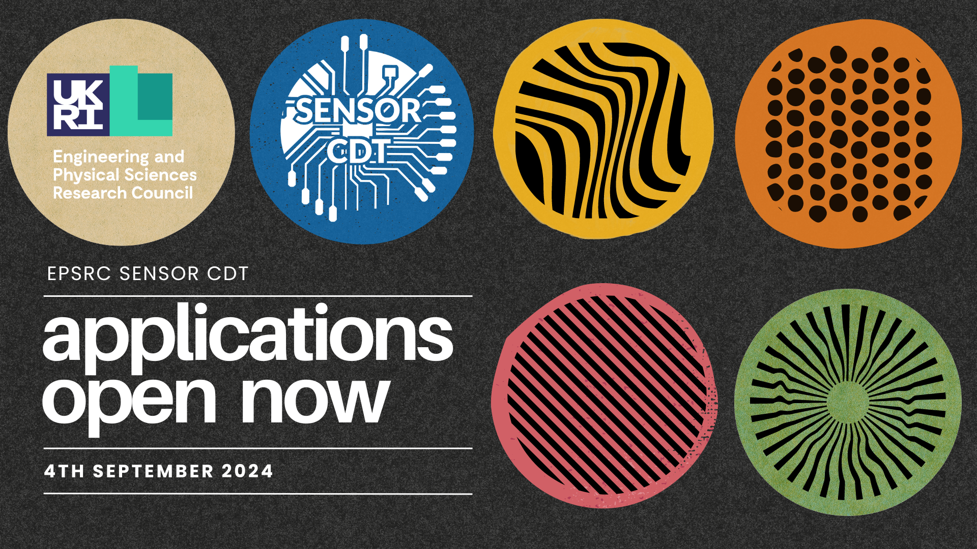 Applications for the Sensor CDT are now open